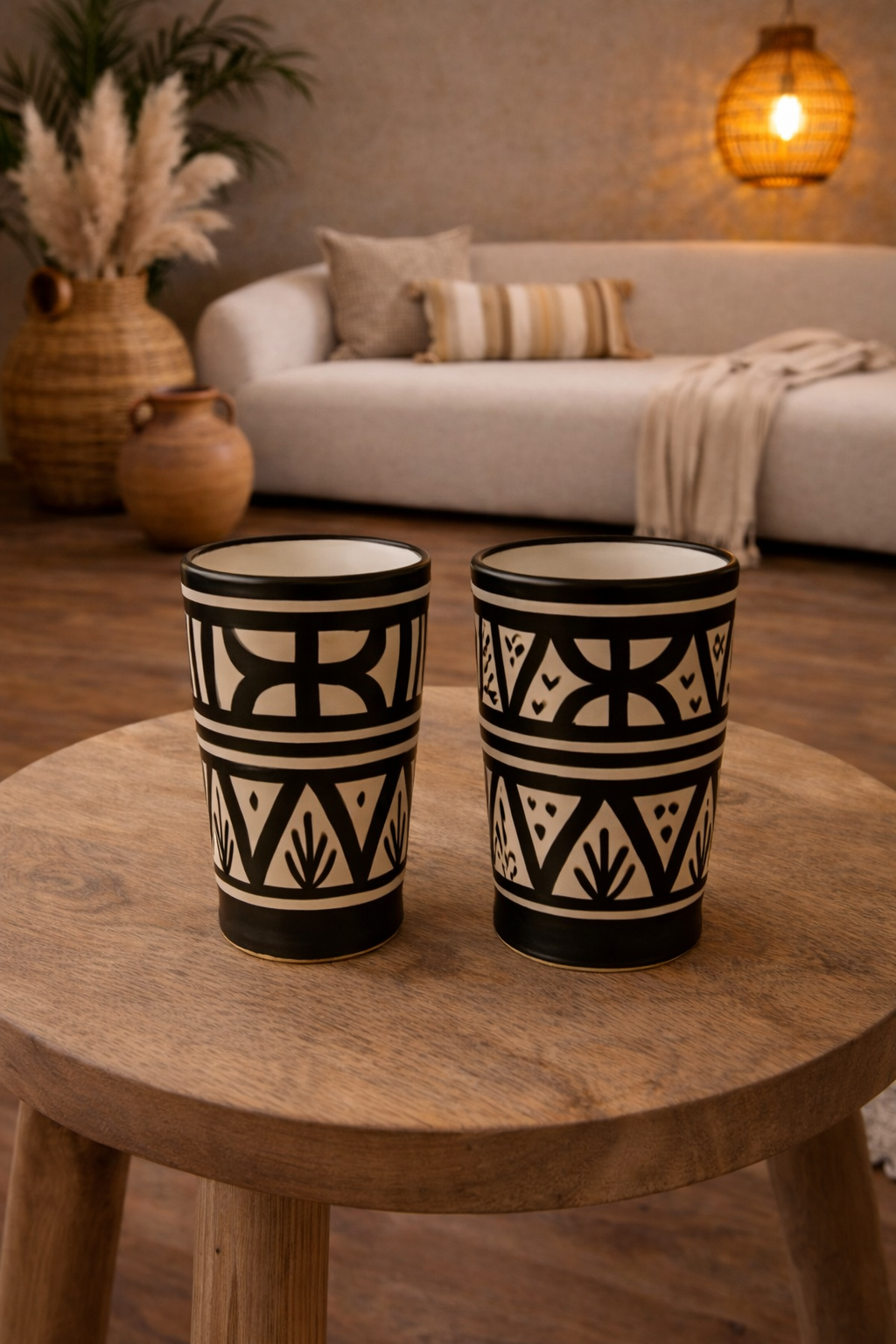 LOT TASSES À CAFÉ BERBÈRE -