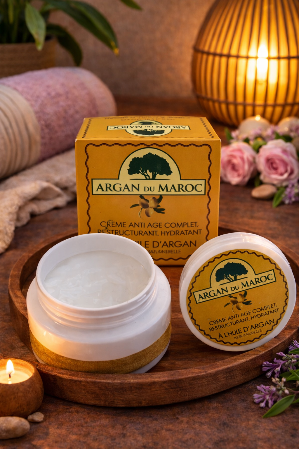 Crème à l’huile d’argan – Soin anti-âge naturel