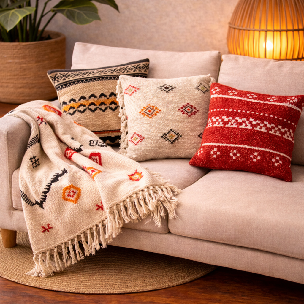 COUVERTURES & HOUSSES DE COUSSINS