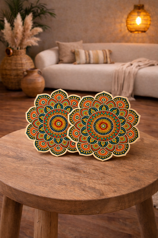 LOT DESSOUS DE VERRE -