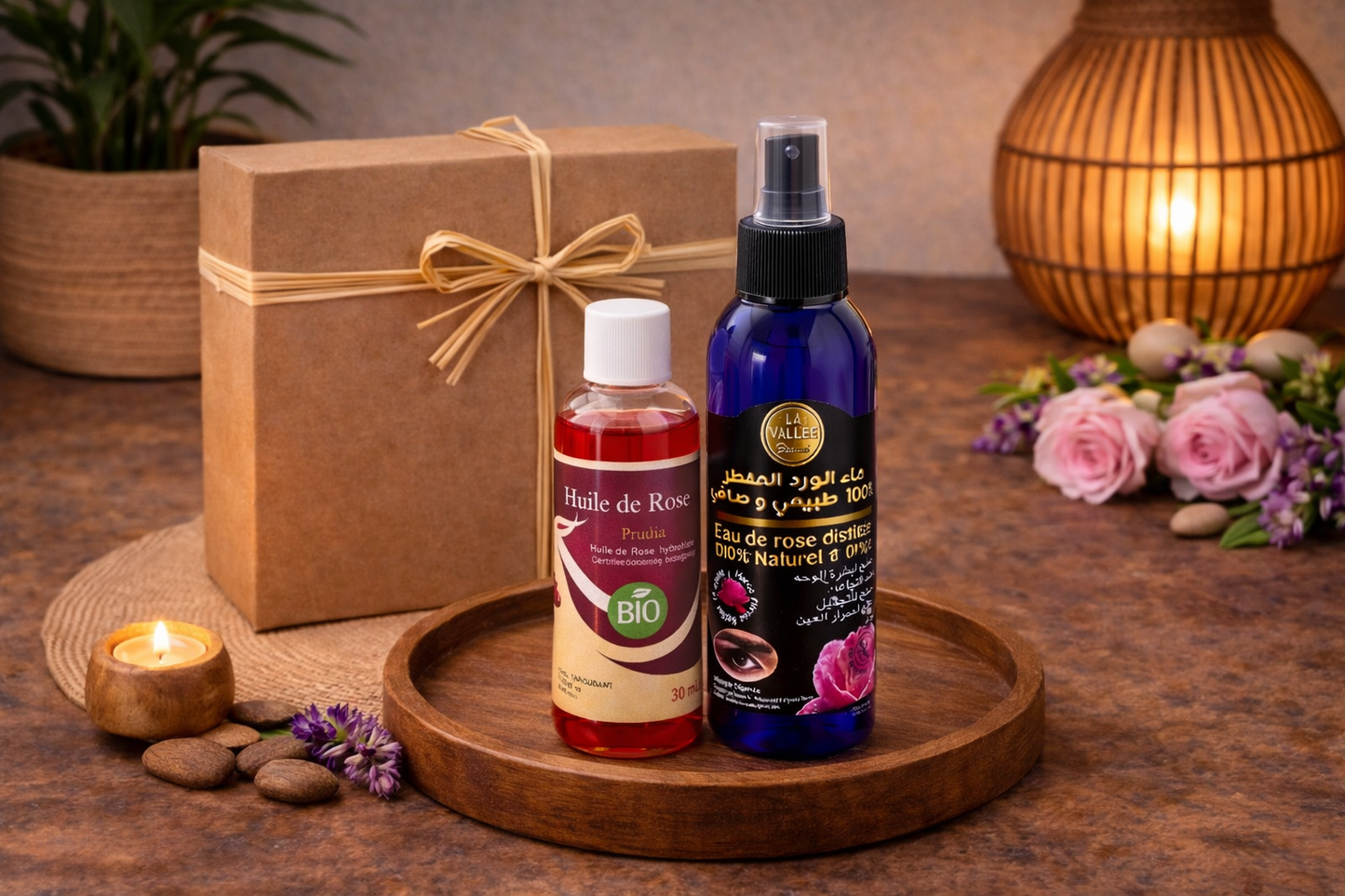 Coffret Eau de Rose – Rituel beauté naturel